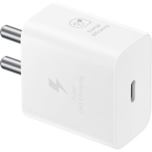 Samsung Original 25W Type-C Travel Adaptor without Cable, White