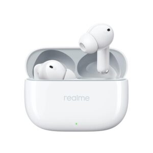 realme Buds T300 Truly Wireless in-Ear Earbuds with 30dB ANC, 360° Spatial Audio Effect, Fast Charging (Youth White)