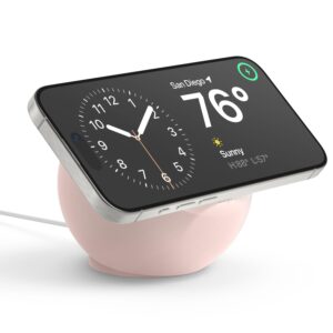 elago MS2 Charging Stand Compatible with MagSafe Charger - Premium Silicone Stand , Sand Pink