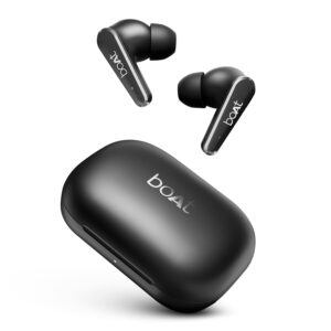 boAt Newly Launched Airdopes 280 ANC TWS in-Ear Earbuds with 32dB ANC, Ambient Mode, 60hrs Playback, Active Black