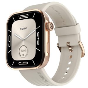 Noise Biggest Launch Pro 5 Smart Watch with 1.85" AMOLED Display, BT calling, New DIY Watch faces, (Starlight Gold)