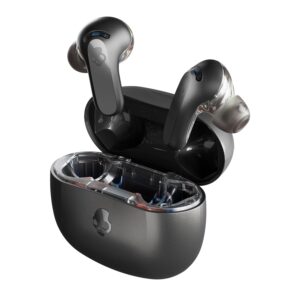 Skullcandy Rail ANC in-Ear Noise Cancelling Wireless Earbuds, Multipoint Pairing,38 Hr Battery, Black