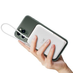 boAt Energyshroom PB330 MagnaCharge 10000 mAh Magnetic Wireless Power Bank w/ 15W Wireless Charging,White