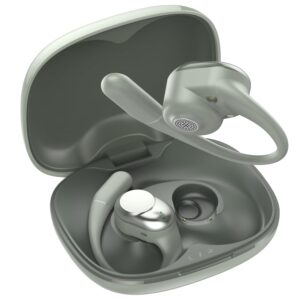 truke Newly Launched Buds Freedom Open Ear wireless Earbuds with PureVoice™ Technology, (Mint Green)