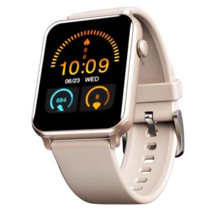 boAt Wave Call Smart Watch, Smart Talk w/Advanced Bluetooth Calling Chip, IP68(Cherry Blossom)