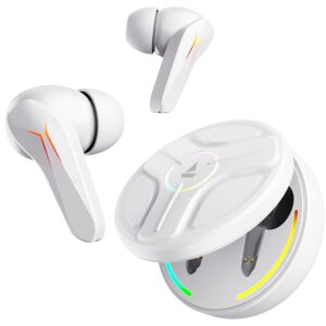 boAt Immortal 141 TWS Gaming Earbuds with ENxᵀᴹ Tech, Up to 40 Hours Playtime, (White Sabre)