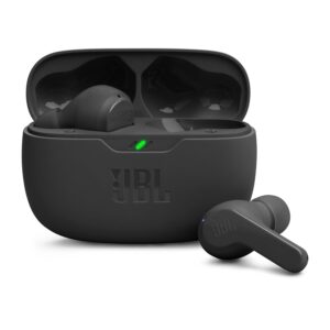 JBL Wave Beam in-Ear Wireless Earbuds (TWS) with Mic,32 Hours Battery&Quick Charge,,Google Fastpair (Black)