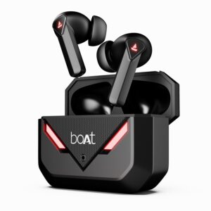 boAt Newly Launched Immortal 158 TWS in Ear Gaming Earbuds with 40hrs Playback (Black Sabre)