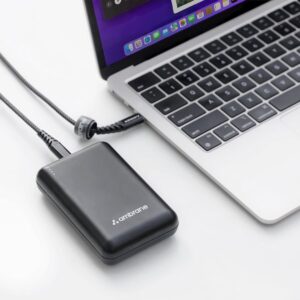 Ambrane 60W Fast Charging Powerbank for MacBook, Type C Laptop & Mobile Charging,Black)