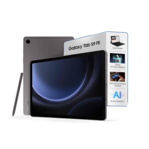 Samsung Galaxy Tab S9 FE, RAM 6 GB, ROM 128 GB Expandable, S Pen in-Box, Wi-Fi, IP68 Tablet, Gray
