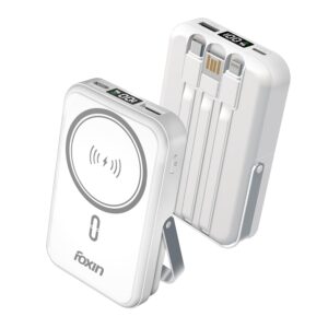 Foxin All-in-One Mag Pro Wireless Power Bank 10000 mAh - Magsafe Power bank