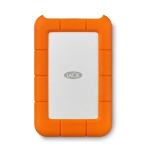 LaCie Rugged USB-C 5TB Portable External Hard Drive USB 3.0, Drop Shock Dust Rain Resistant, for Mac & PC Desktop Laptop