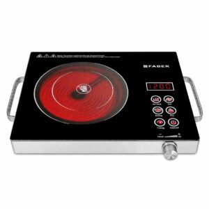 Faber 2200W Infrared Cooktop Stove with Grill Rack for Barbecue