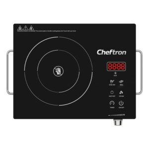 CHEFTRON 2200 Watt Infrared Cooktop with Crystal Glass