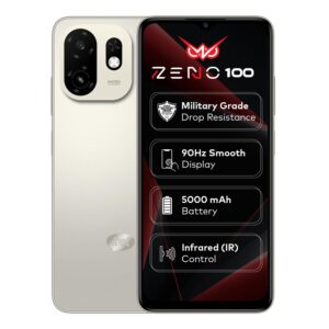 Zeno 100 (4+8GB RAM, 64GB ROM) | 5000mAh Battery | Titanium Gold
