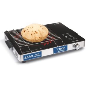 Glen 2200W Infrared Cooktop Stove with Grill Rack for Barbecue