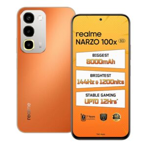 realme NARZO 100x 5G (Flash Orange,6GB+256GB)